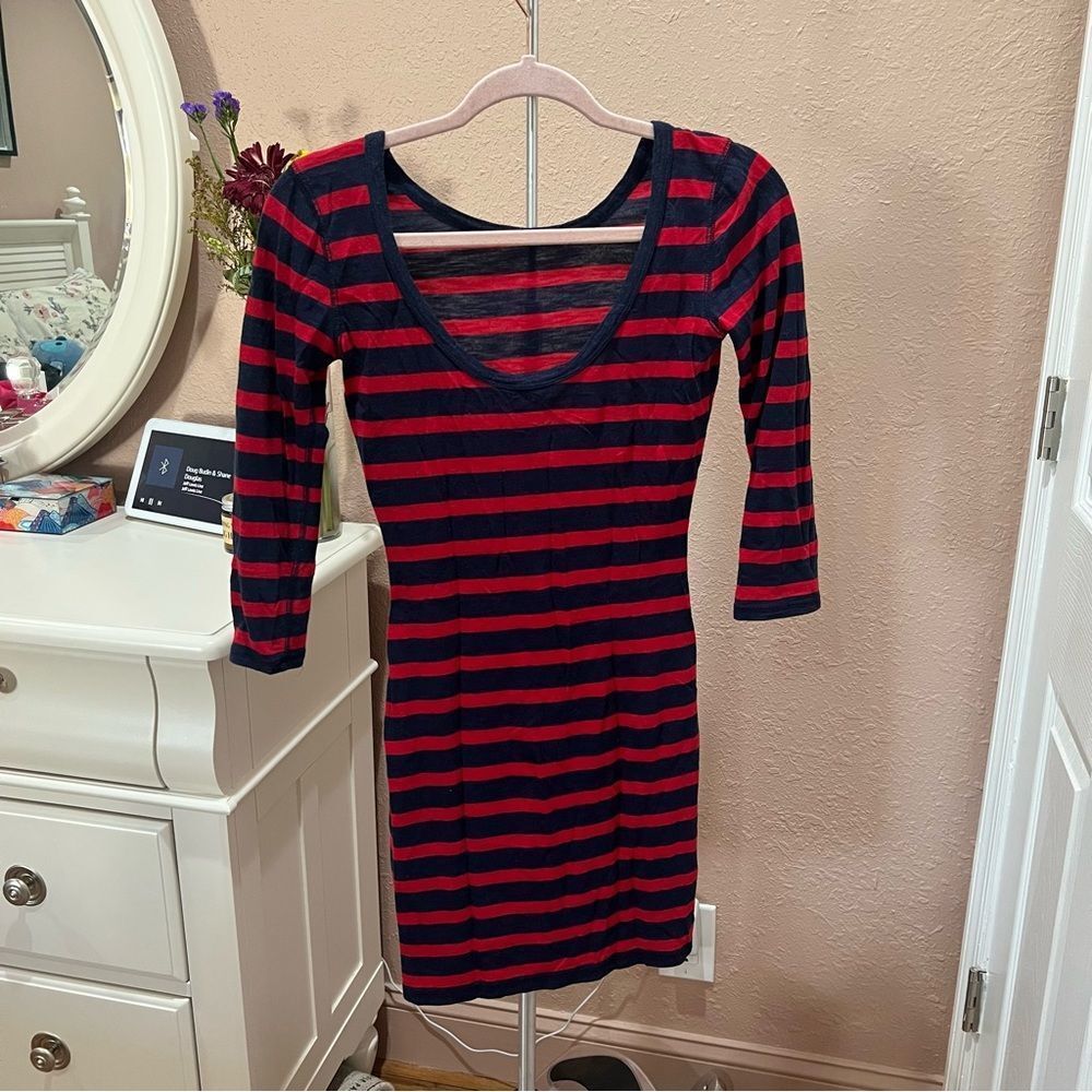 Express 3/4 Sleeve Mini Dress